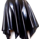 latex mini skirt