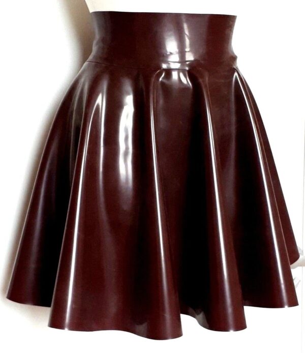 latex skating skirt