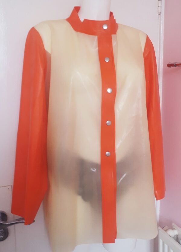 LATEX MENS SHIRT BLOUSE